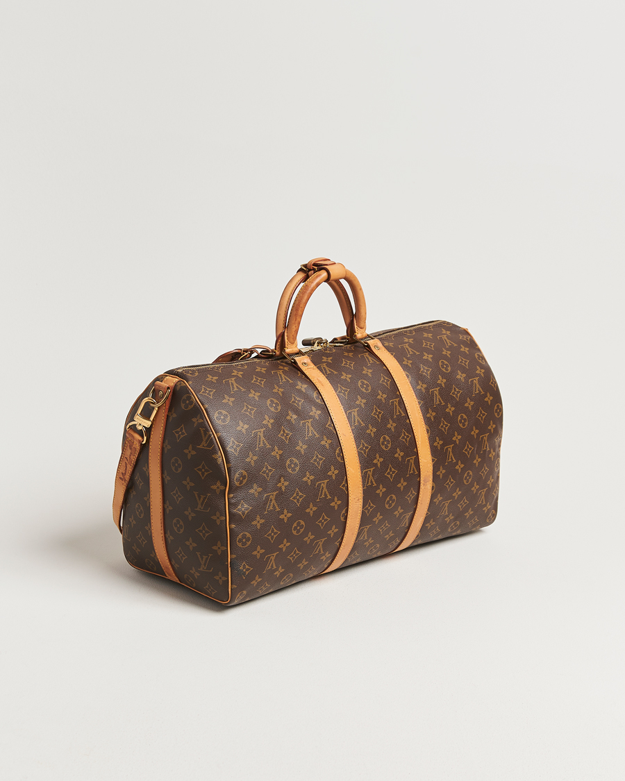 Heren | Pre-Owned & Vintage Bags | Louis Vuitton Pre-Owned | Keepall Bandoulière 50 Monogram