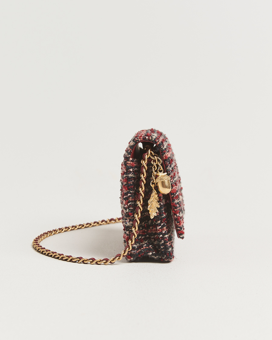 Heren | Pre-Owned & Vintage Bags | Chanel Pre-Owned | Tweed Wallet On Chain Red