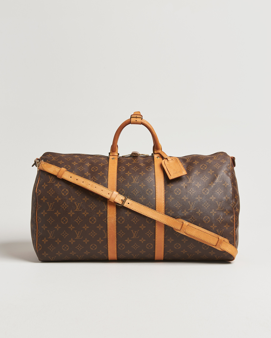 Heren | Pre-Owned & Vintage Bags | Louis Vuitton Pre-Owned | Keepall Bandoulière 55 Monogram