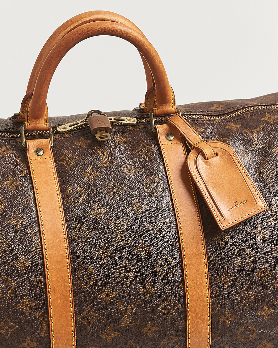 Heren | Pre-Owned & Vintage Bags | Louis Vuitton Pre-Owned | Keepall Bandoulière 55 Monogram