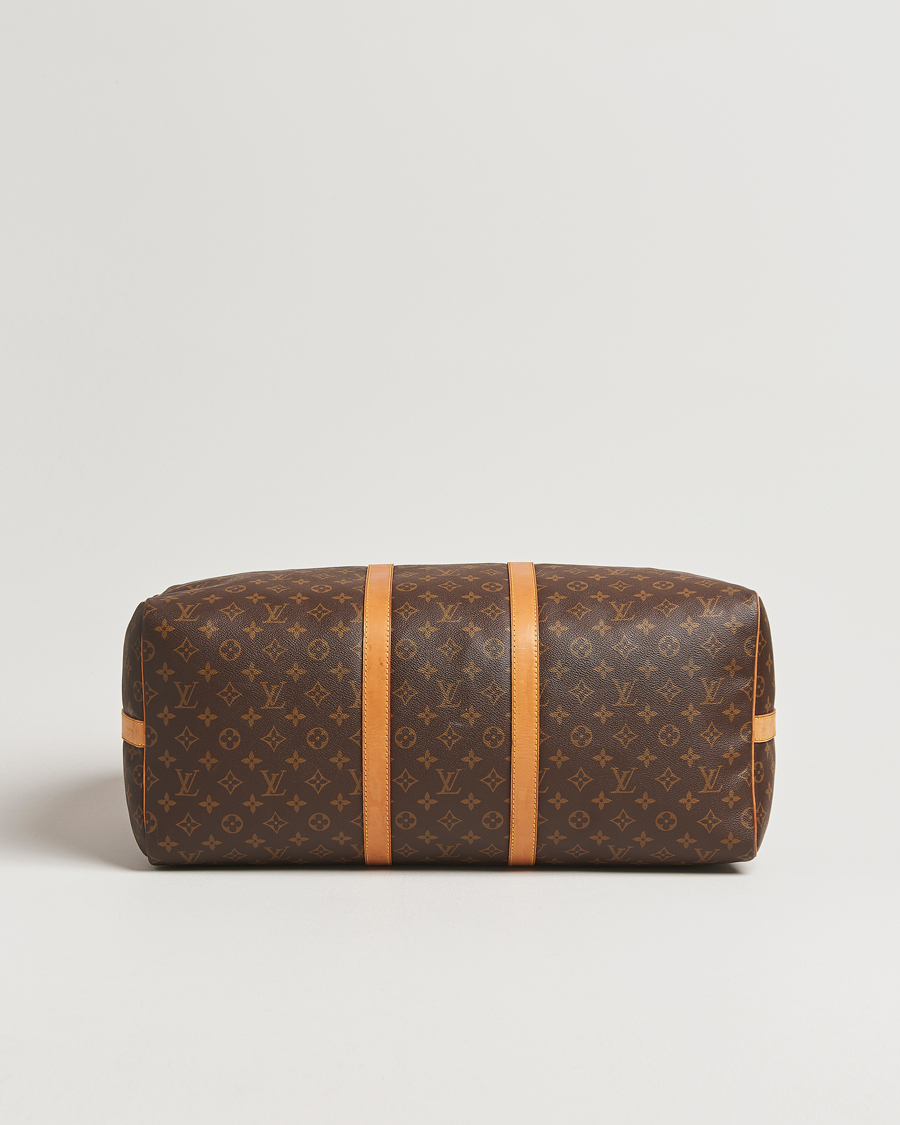 Heren | Pre-Owned & Vintage Bags | Louis Vuitton Pre-Owned | Keepall Bandoulière 55 Monogram