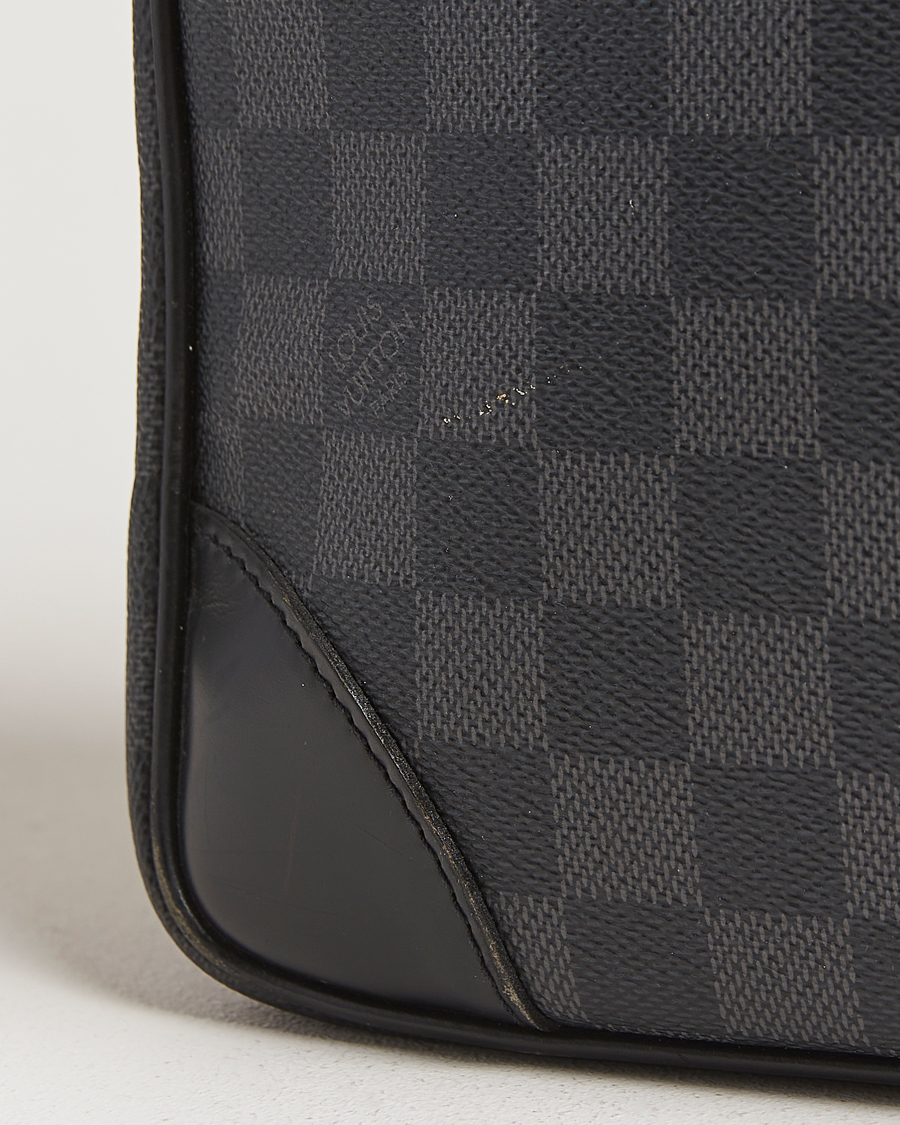 Heren | Pre-Owned & Vintage Bags | Louis Vuitton Pre-Owned | Porte Document Voyager Damier Graphite