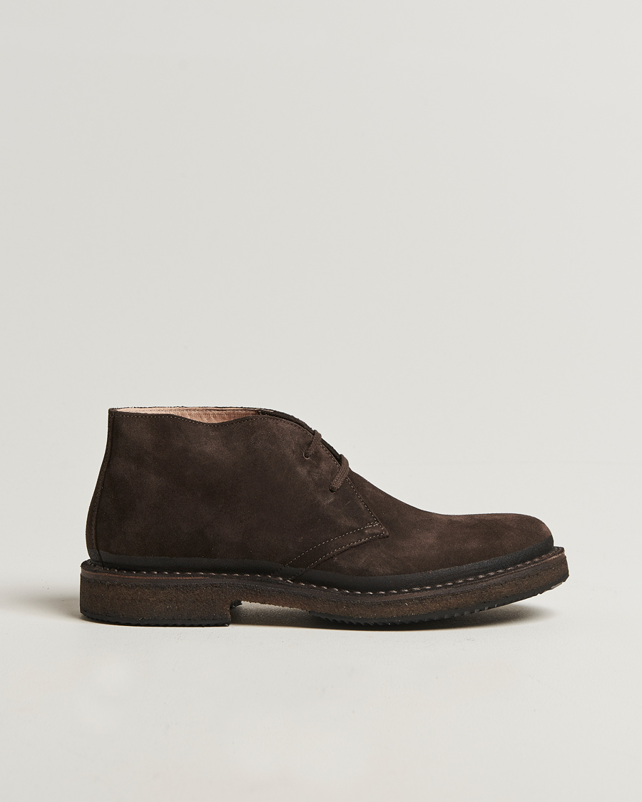 Heren | Laarzen | Astorflex for Care of Carl | Astorflex Stormflex Suede Dark Brown