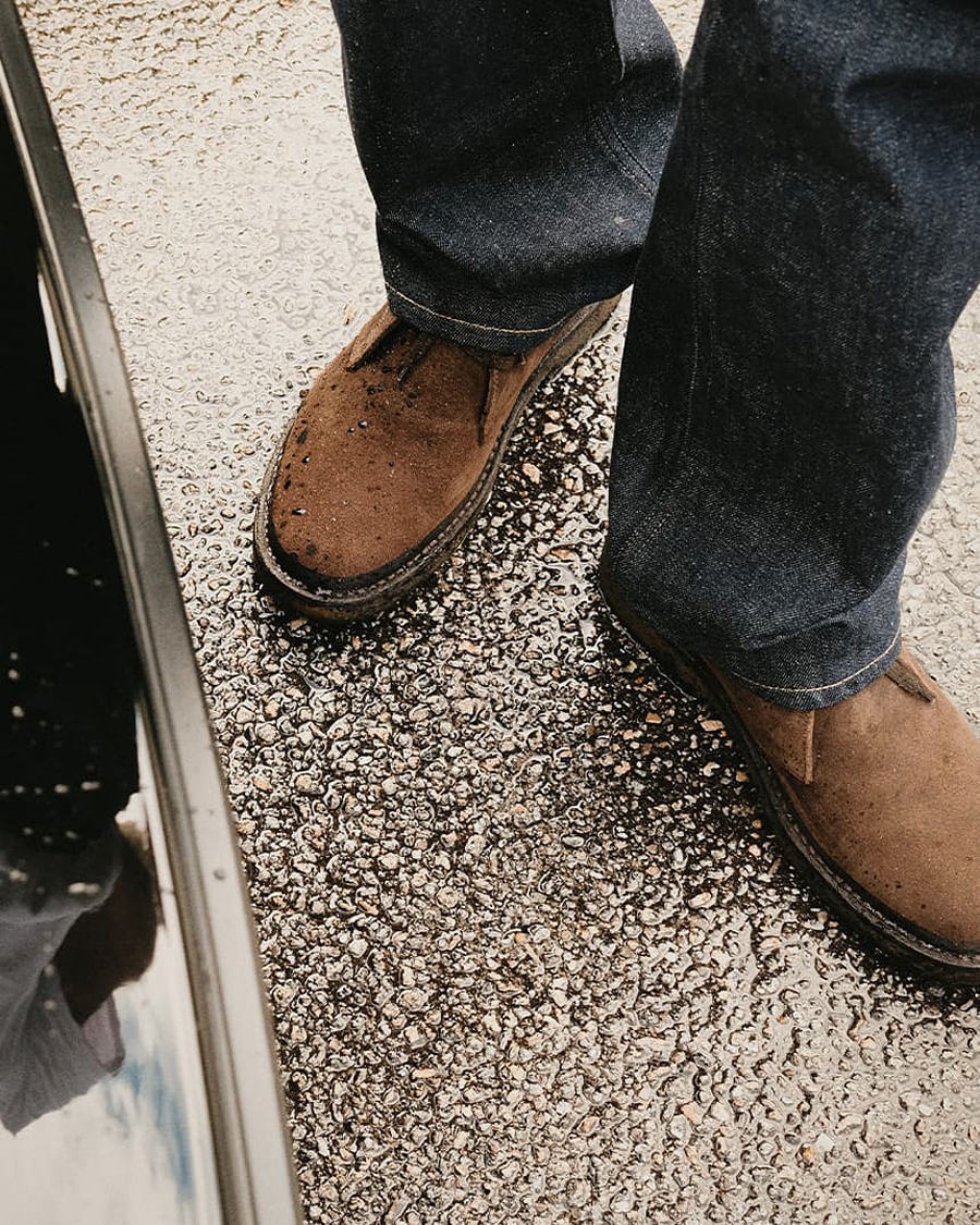 Heren | Laarzen | Astorflex for Care of Carl | Astorflex Stormflex Suede Dark Brown