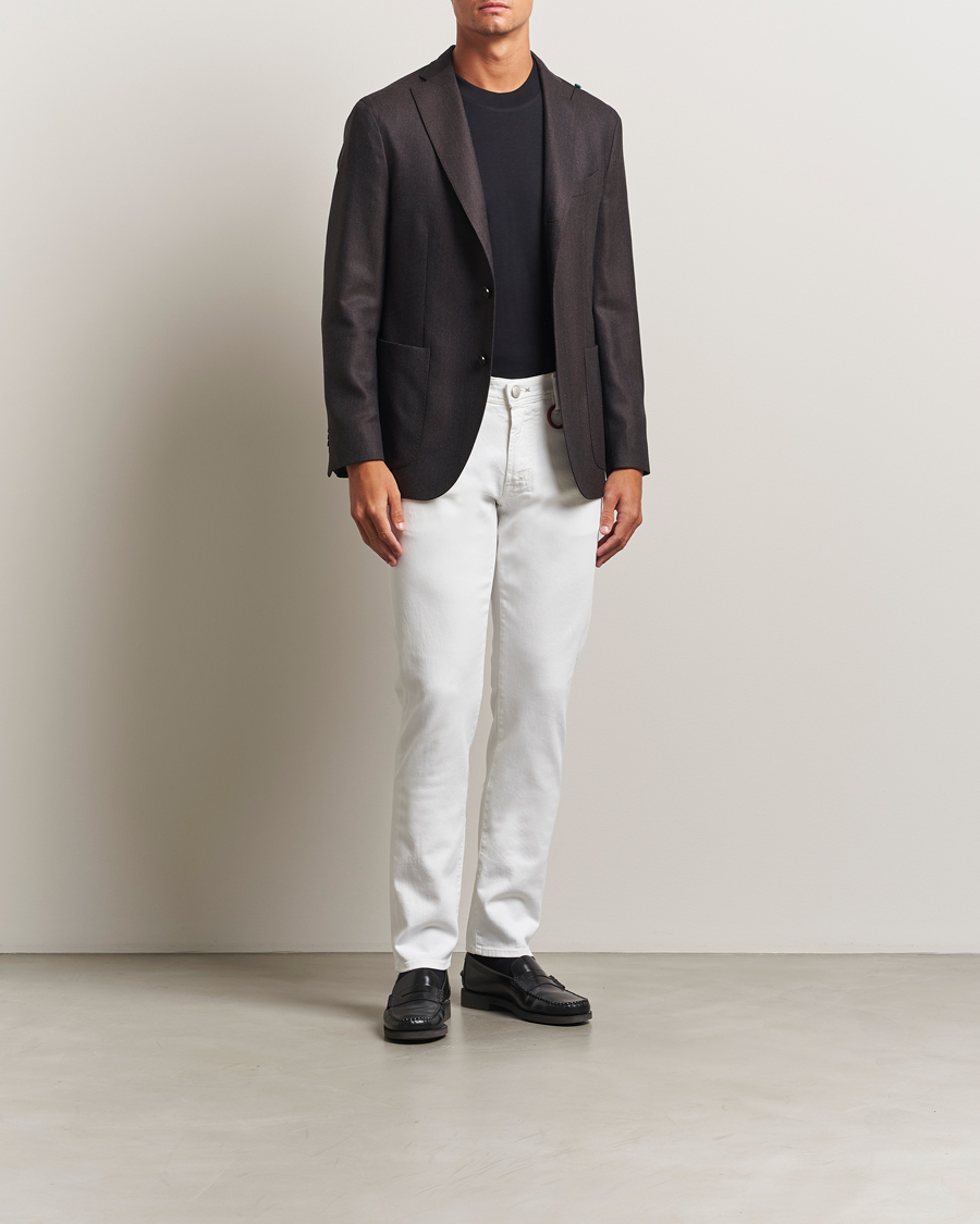 Heren | Jeans | Tramarossa | Michelangelo Stretch Jeans White Raw