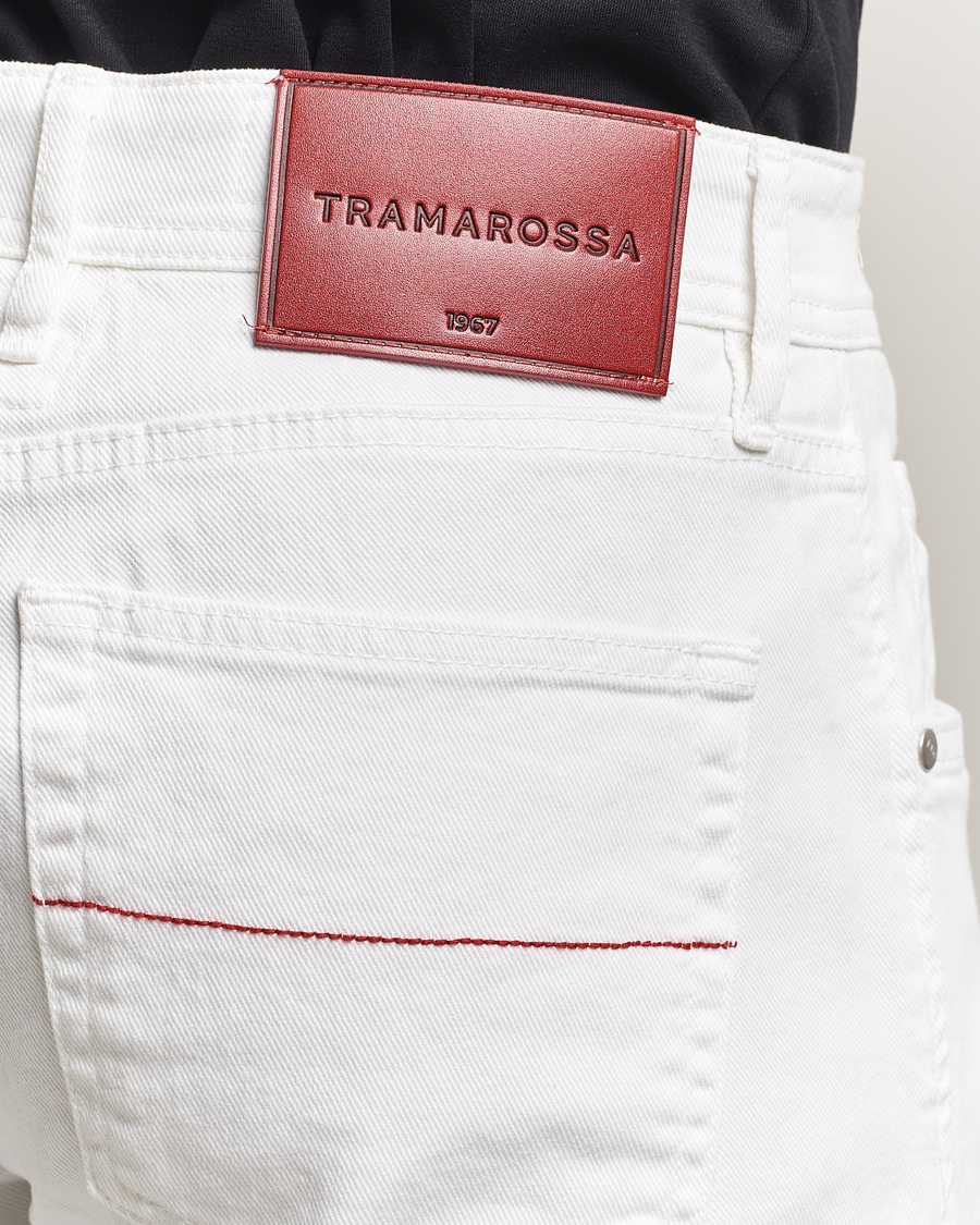 Heren | Jeans | Tramarossa | Michelangelo Stretch Jeans White Raw