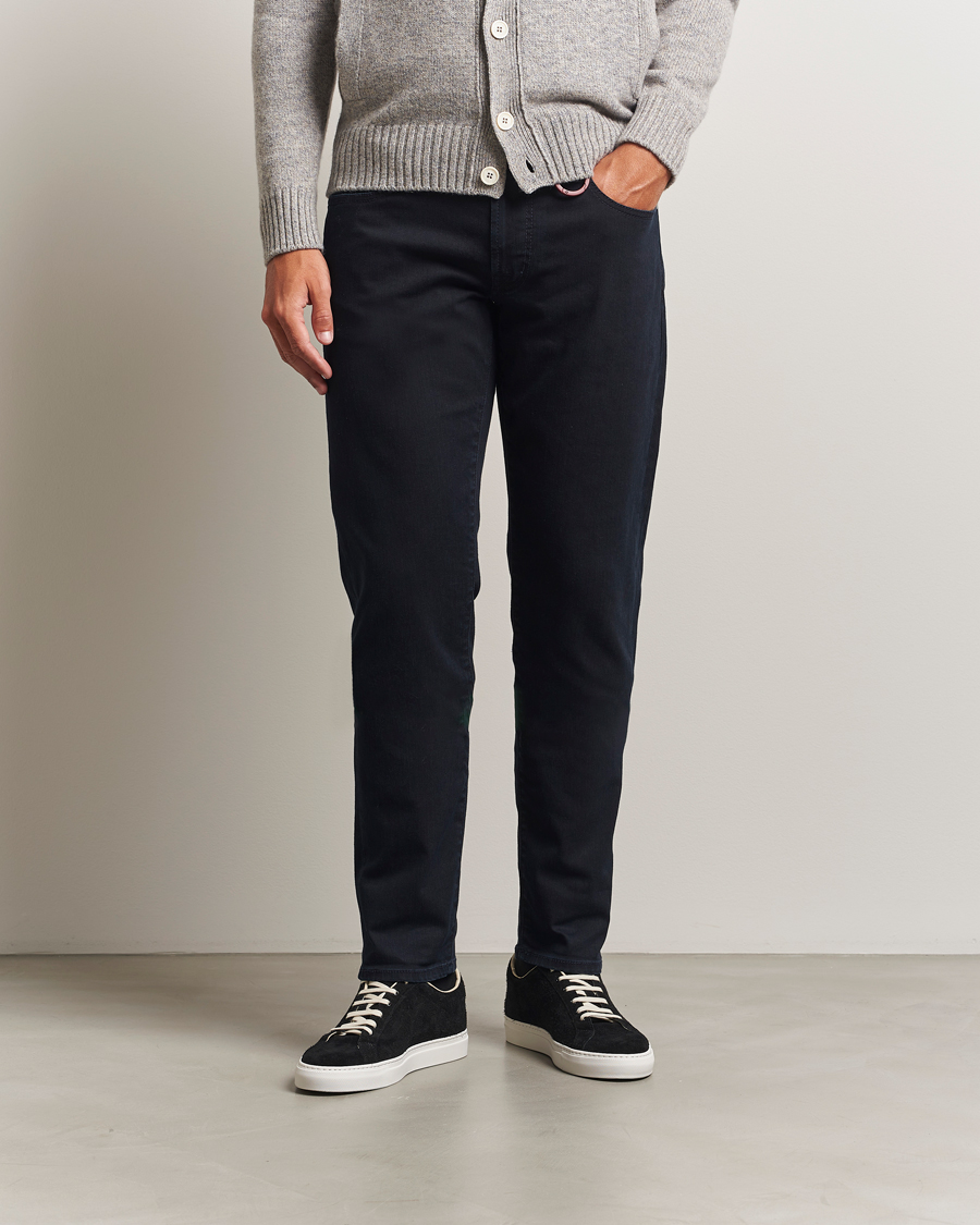 Heren | Jeans | Tramarossa | Michelangelo Stretch Jeans Blue Black