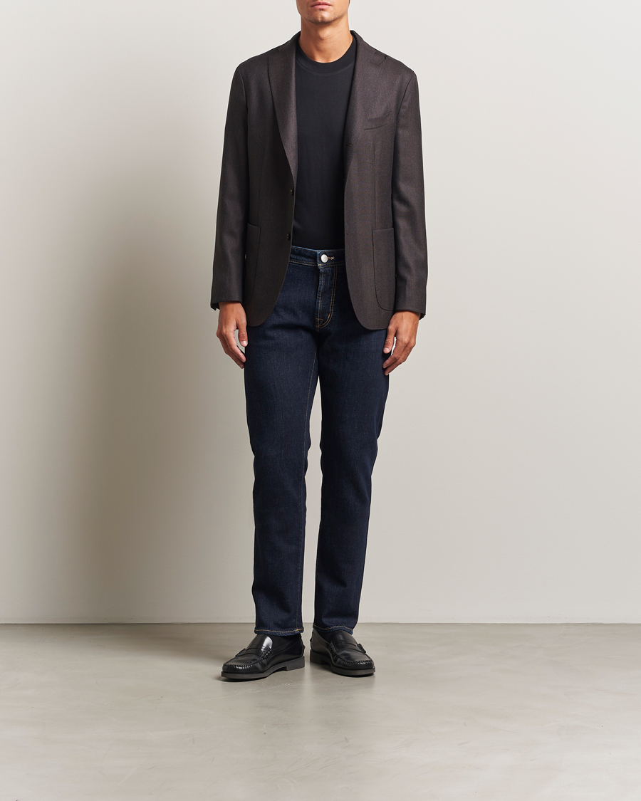 Heren | Jeans | Tramarossa | Michelangelo Stretch Jeans Blue Raw