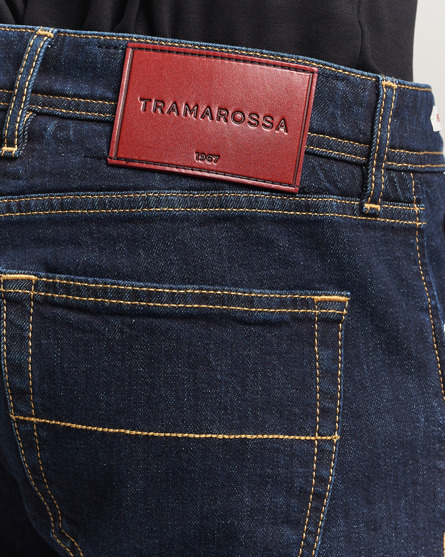 Heren | Broeken | Tramarossa | Michelangelo Stretch Jeans Blue Raw