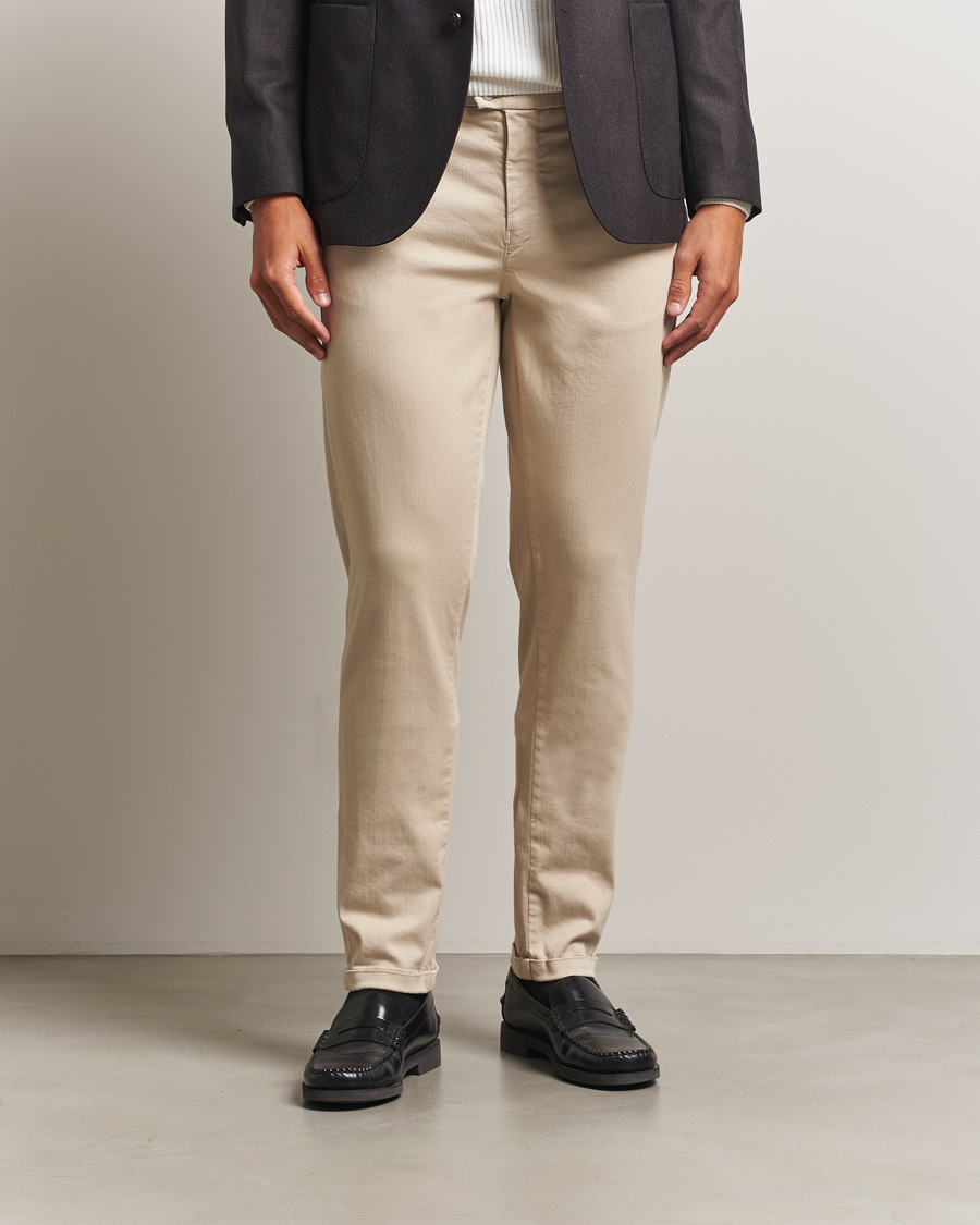 Heren | Broeken | Tramarossa | Luis Superstrech Cotton Chino Beige
