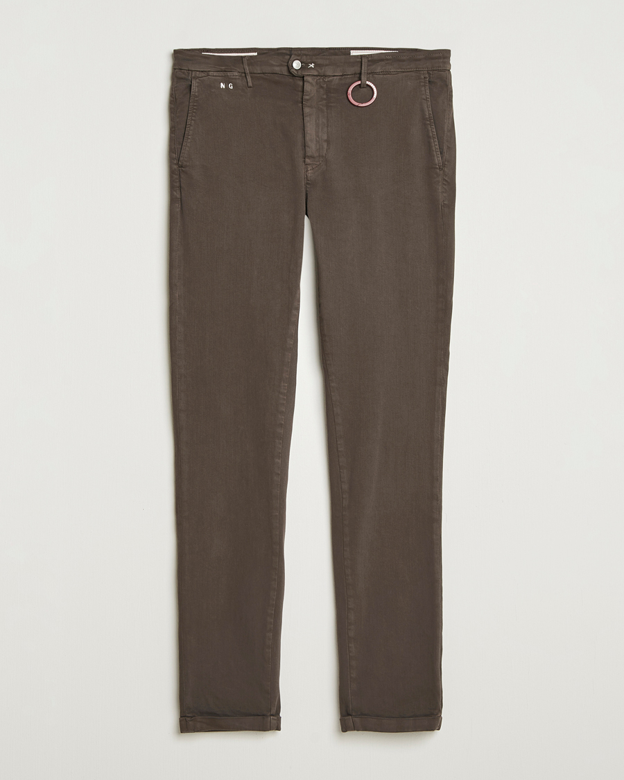 Heren | Broeken | Tramarossa | Luis Superstrech Cotton Chino Brown