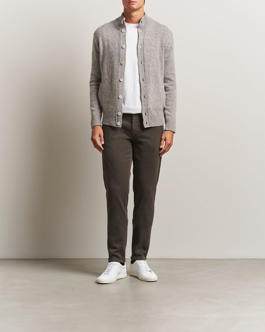 Heren | Broeken | Tramarossa | Luis Superstrech Cotton Chino Brown