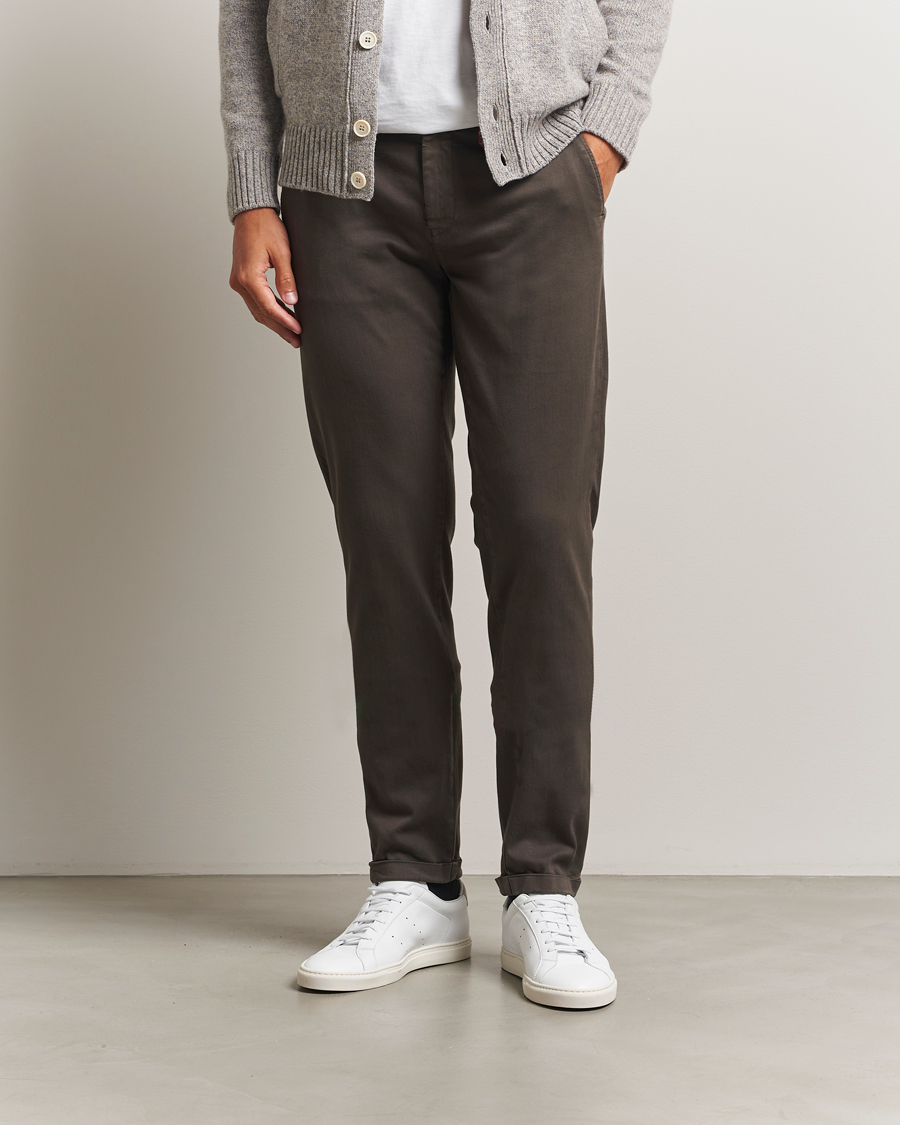 Heren | Broeken | Tramarossa | Luis Superstrech Cotton Chino Brown