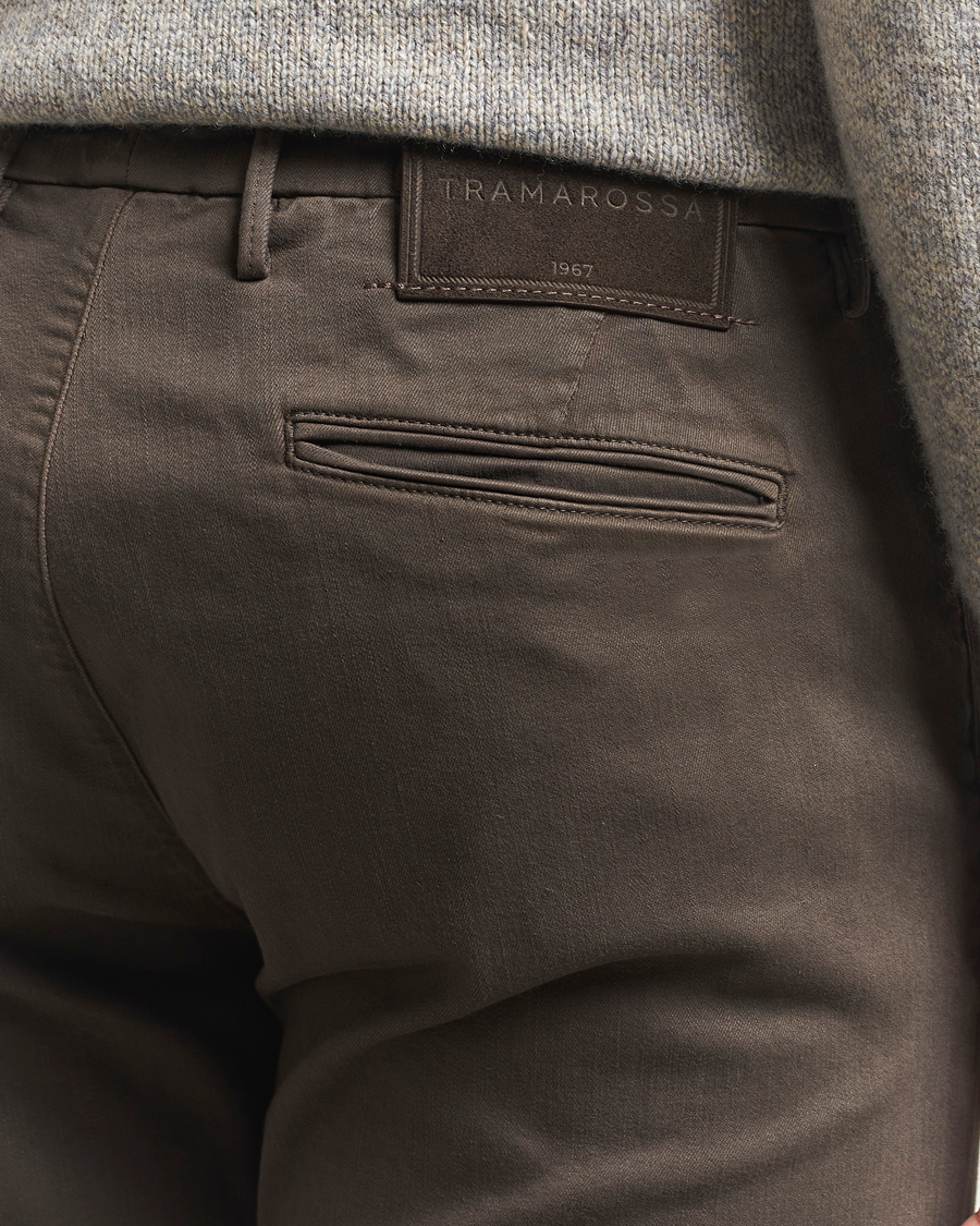 Heren | Broeken | Tramarossa | Luis Superstrech Cotton Chino Brown