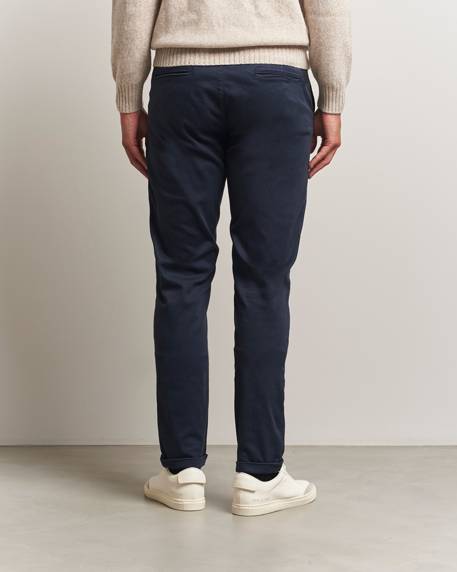 Heren | Broeken | Tramarossa | Luis Superstrech Cotton Chino Dark Blu