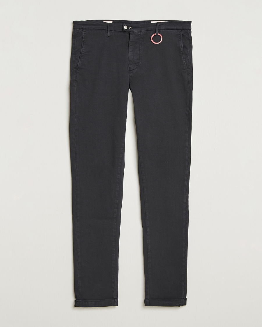 Heren | Jeans | Tramarossa | Luis Superstrech Cotton Chino Black