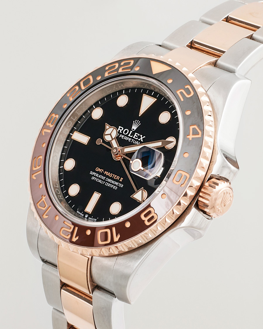 Heren | Pre-Owned & Vintage Watches | Rolex Pre-Owned | GMT Master II Root Beer