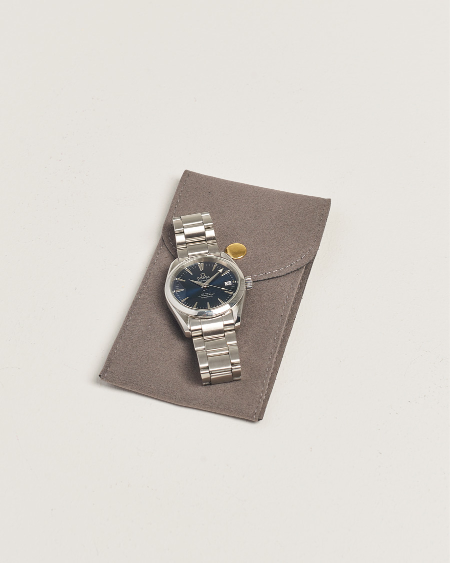 Heren | Pre-Owned & Vintage Watches | Omega Pre-Owned | Seamaster Aqua Terra 150M Blue