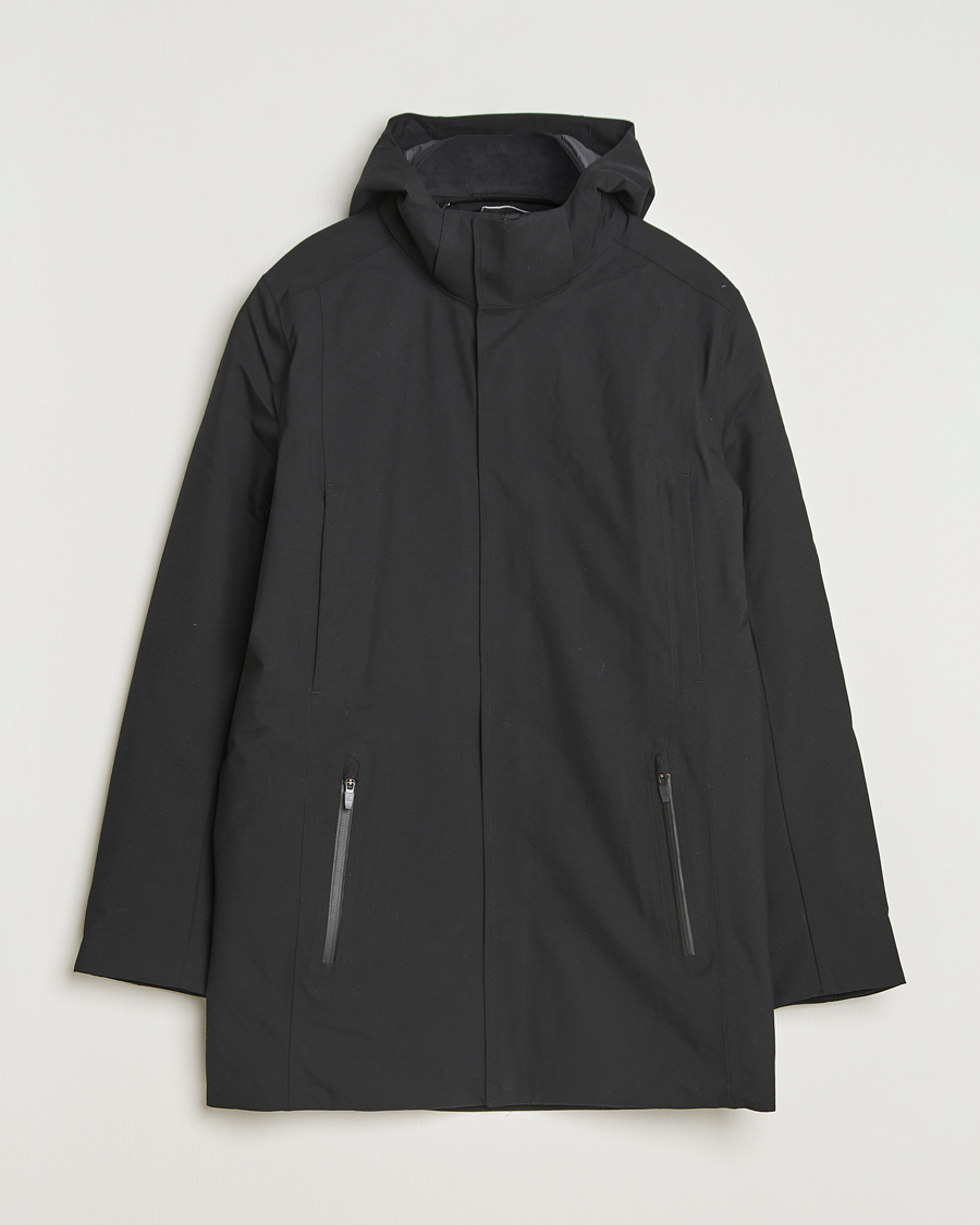 Heren | Jassen | UBR | Regulator Parka Savile Black Wool