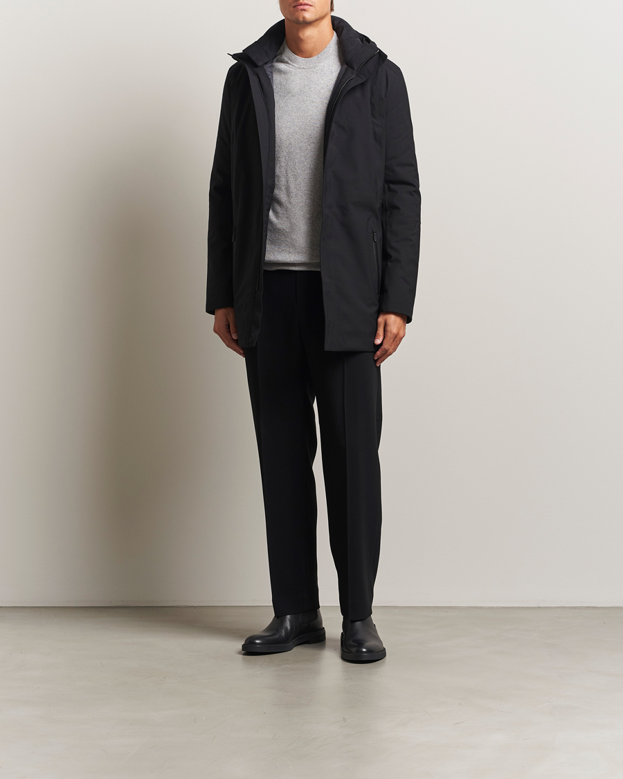 Heren | Jassen | UBR | Regulator Parka Savile Black Wool