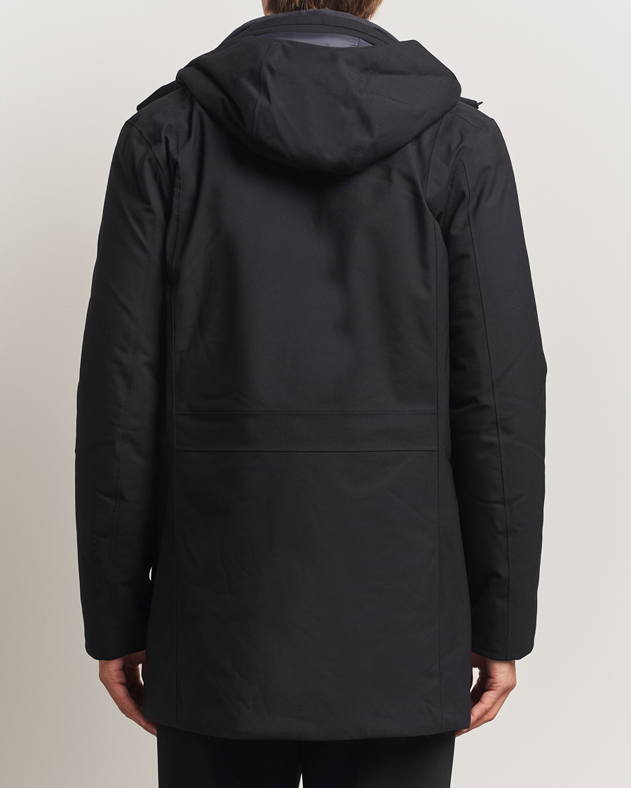 Heren | Jassen | UBR | Regulator Parka Savile Black Wool