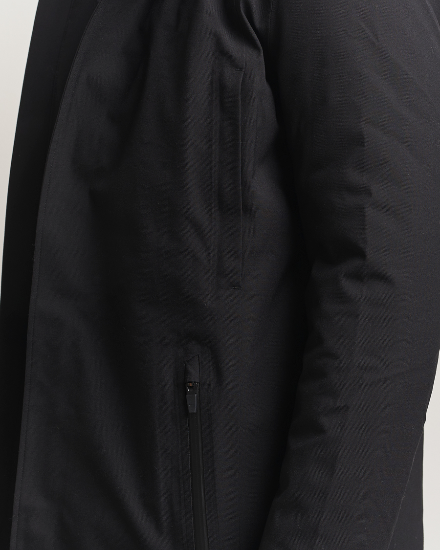Heren | Jassen | UBR | Regulator Parka Savile Black Wool
