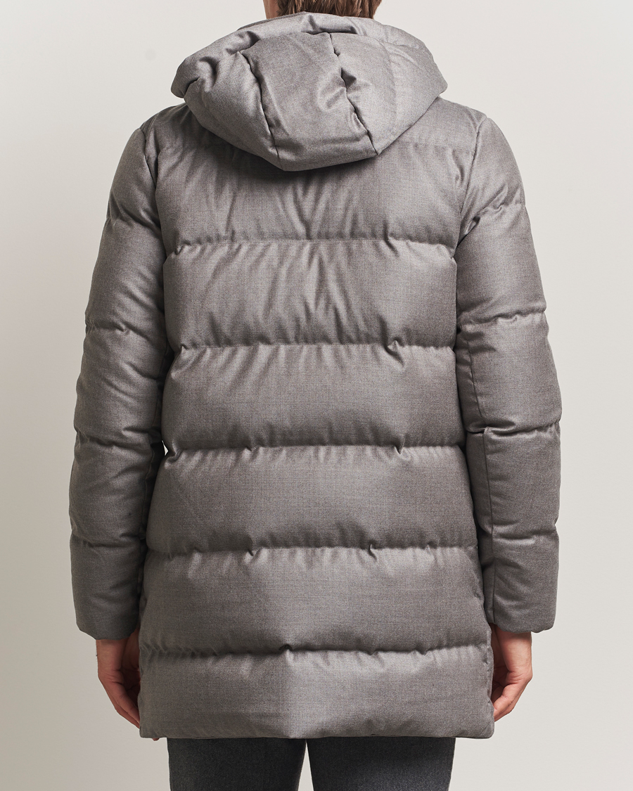 Heren | Jassen | UBR | Concorde Wool Parka Savile Sand Melange