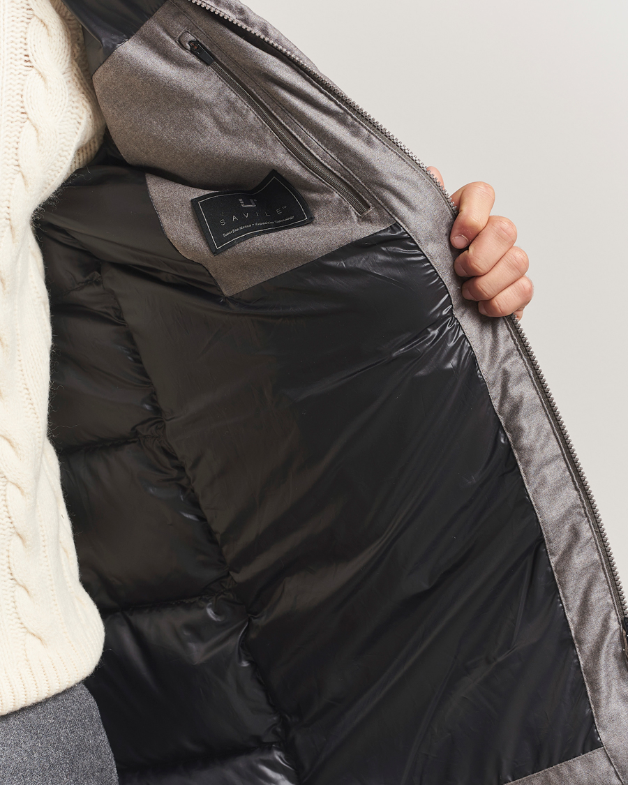 Heren | Jassen | UBR | Concorde Wool Parka Savile Sand Melange