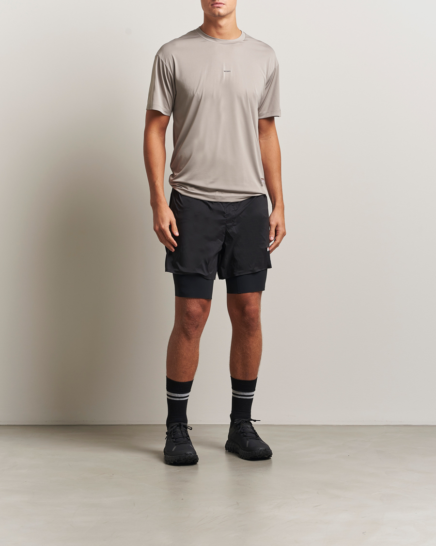 Heren | T-shirts | Satisfy | AuraLite T-Shirt Aluminium