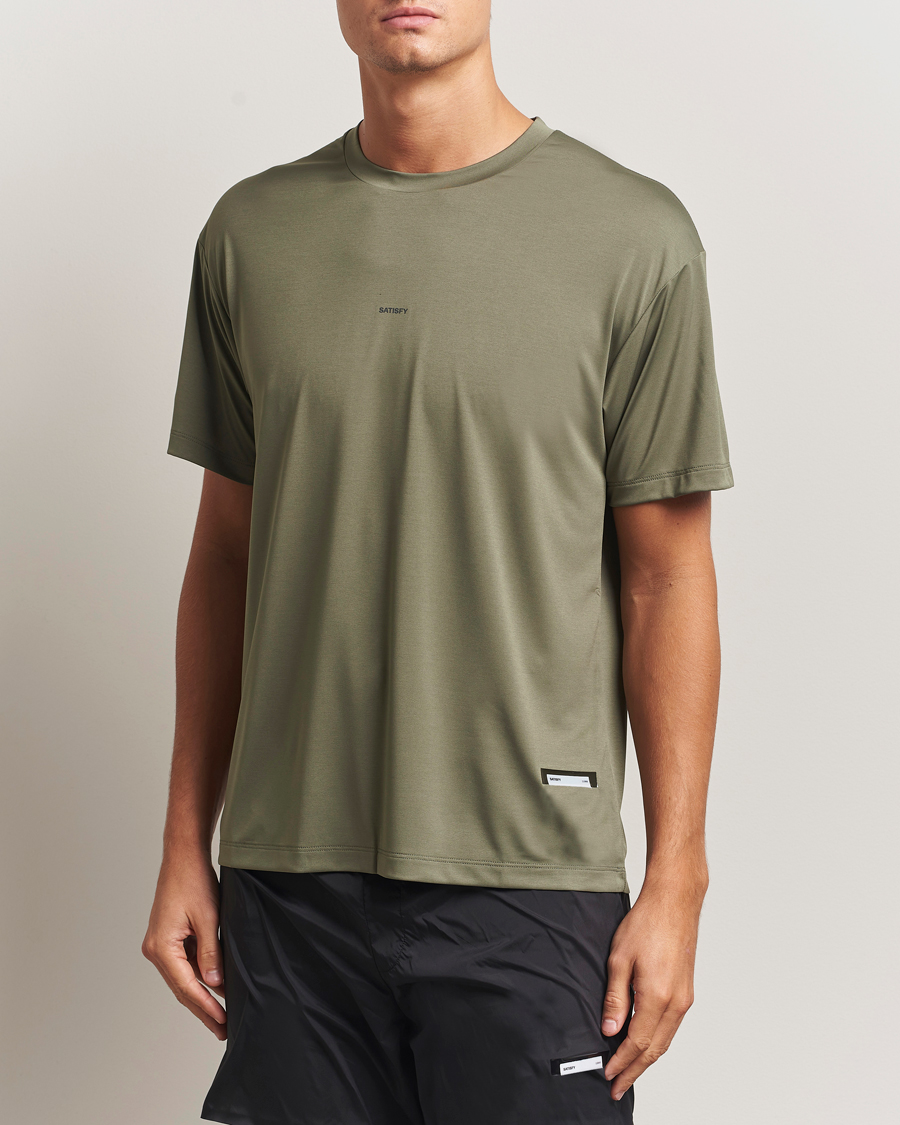 Heren | T-shirts | Satisfy | AuraLite T-Shirt Dusty Olive