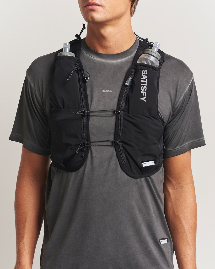 Heren | Actieve accessoires | Satisfy | Justice Cordura Hydration Vest 5L Black