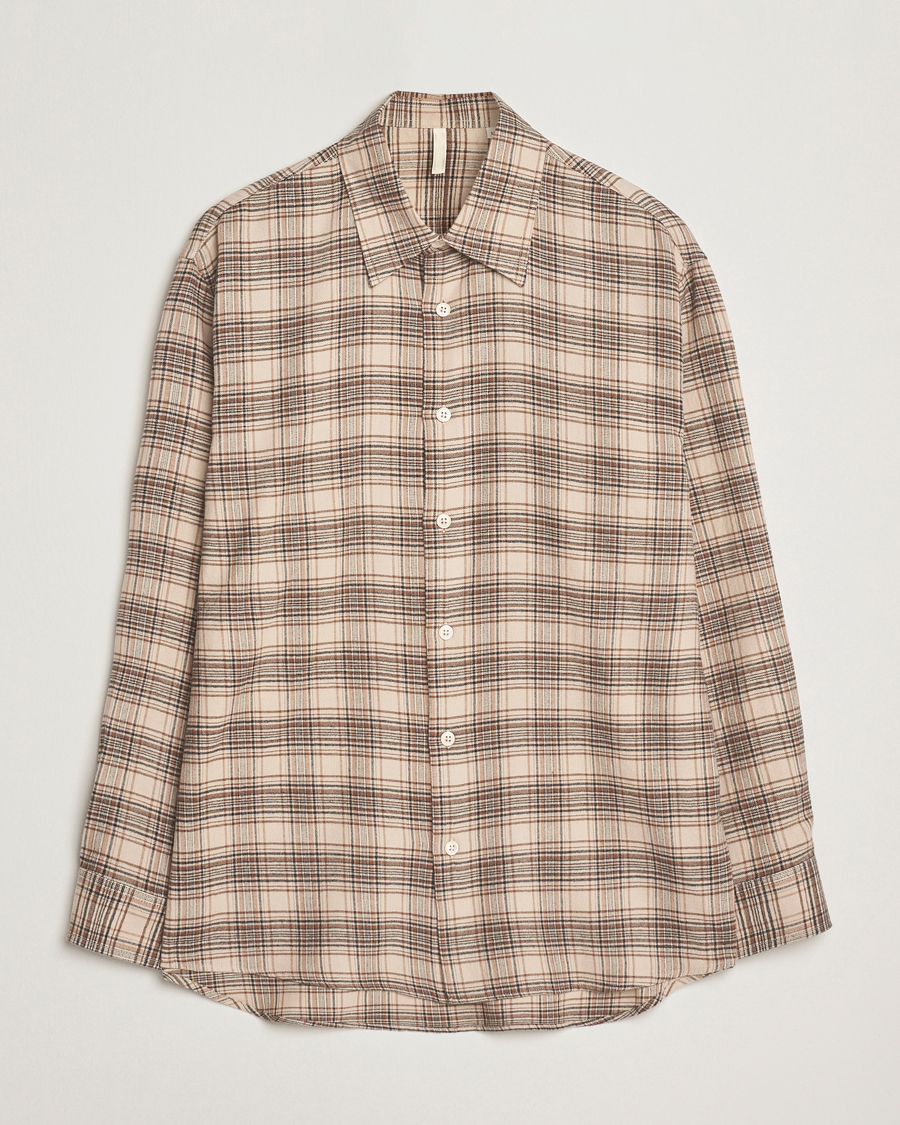 Heren | Overhemden | Sunflower | Studio Shirt Beige Check