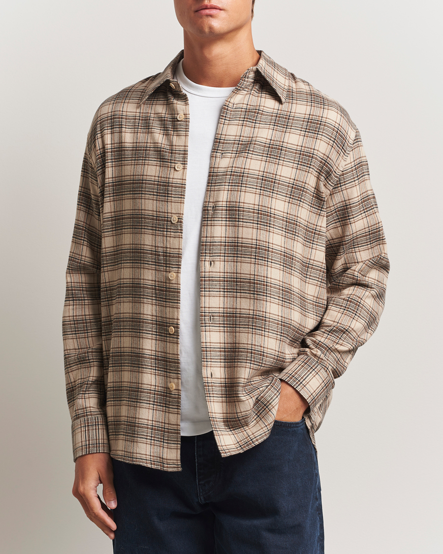 Heren | Overhemden | Sunflower | Studio Shirt Beige Check