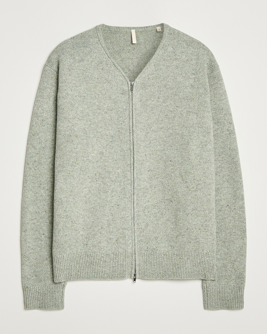 Heren | Truien | Sunflower | Donegal Zip Cardigan Green