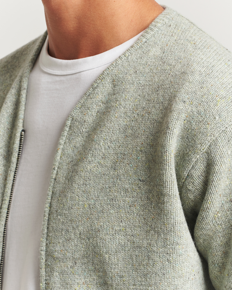 Heren | Truien | Sunflower | Donegal Zip Cardigan Green