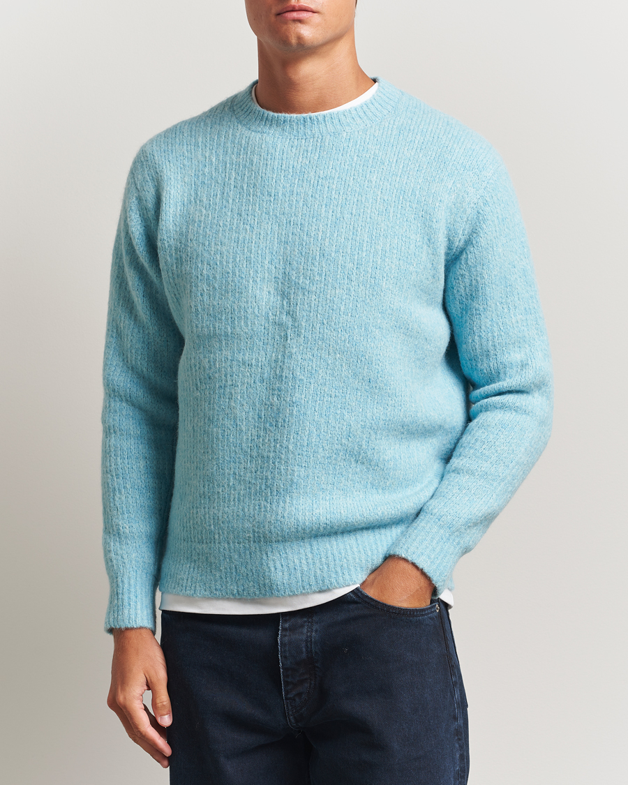 Heren | Truien | Sunflower | Yak Sweater Ice Blue