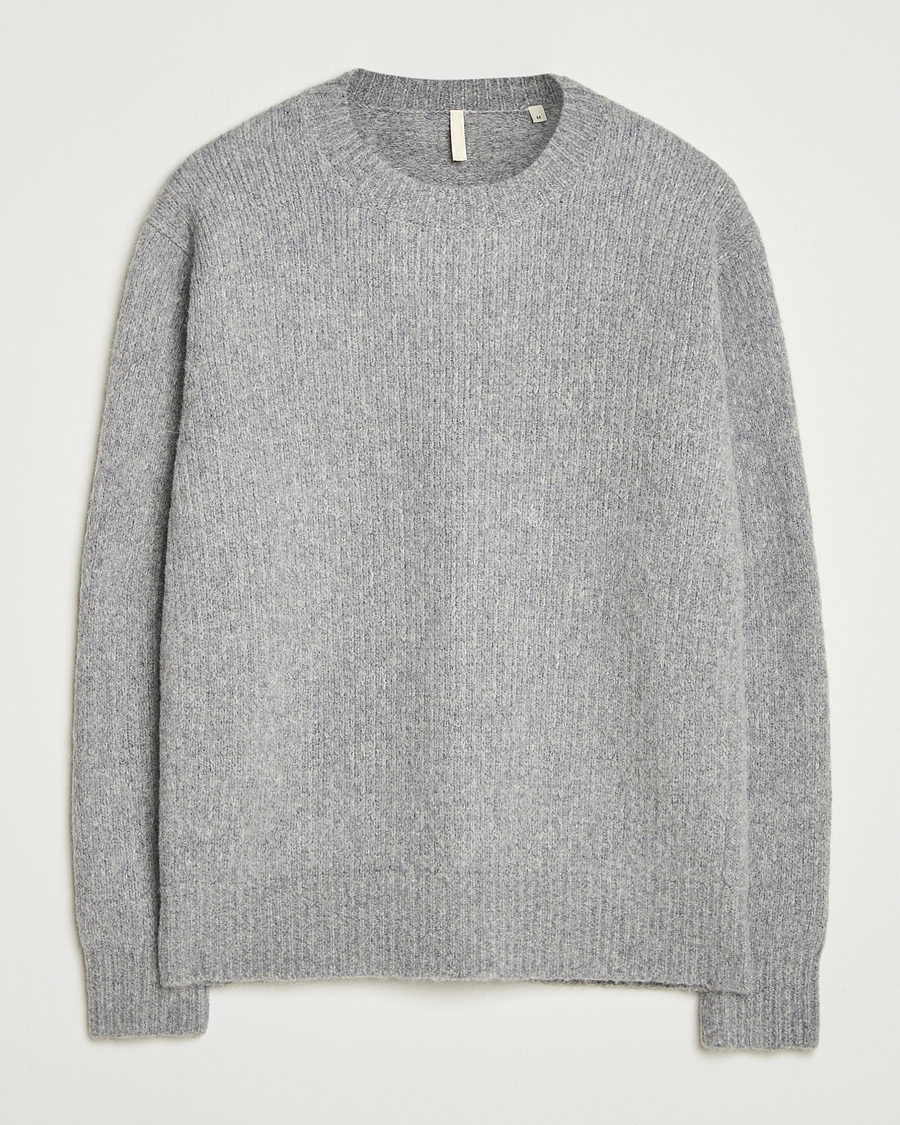 Heren | Truien | Sunflower | Yak Sweater Grey Melange
