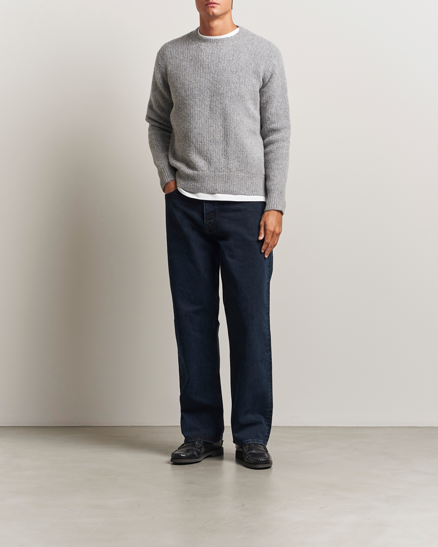 Heren | Truien | Sunflower | Yak Sweater Grey Melange