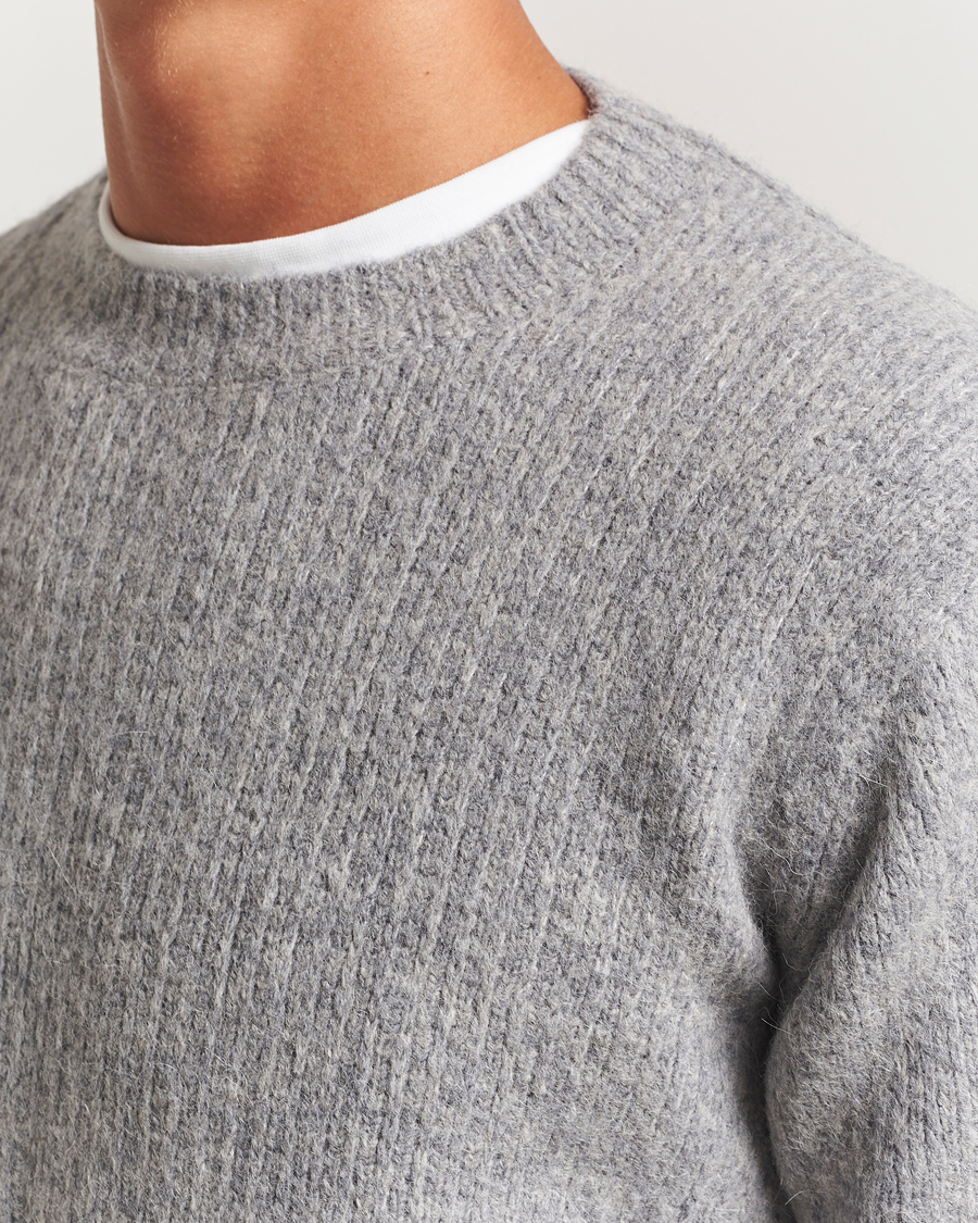 Heren | Truien | Sunflower | Yak Sweater Grey Melange