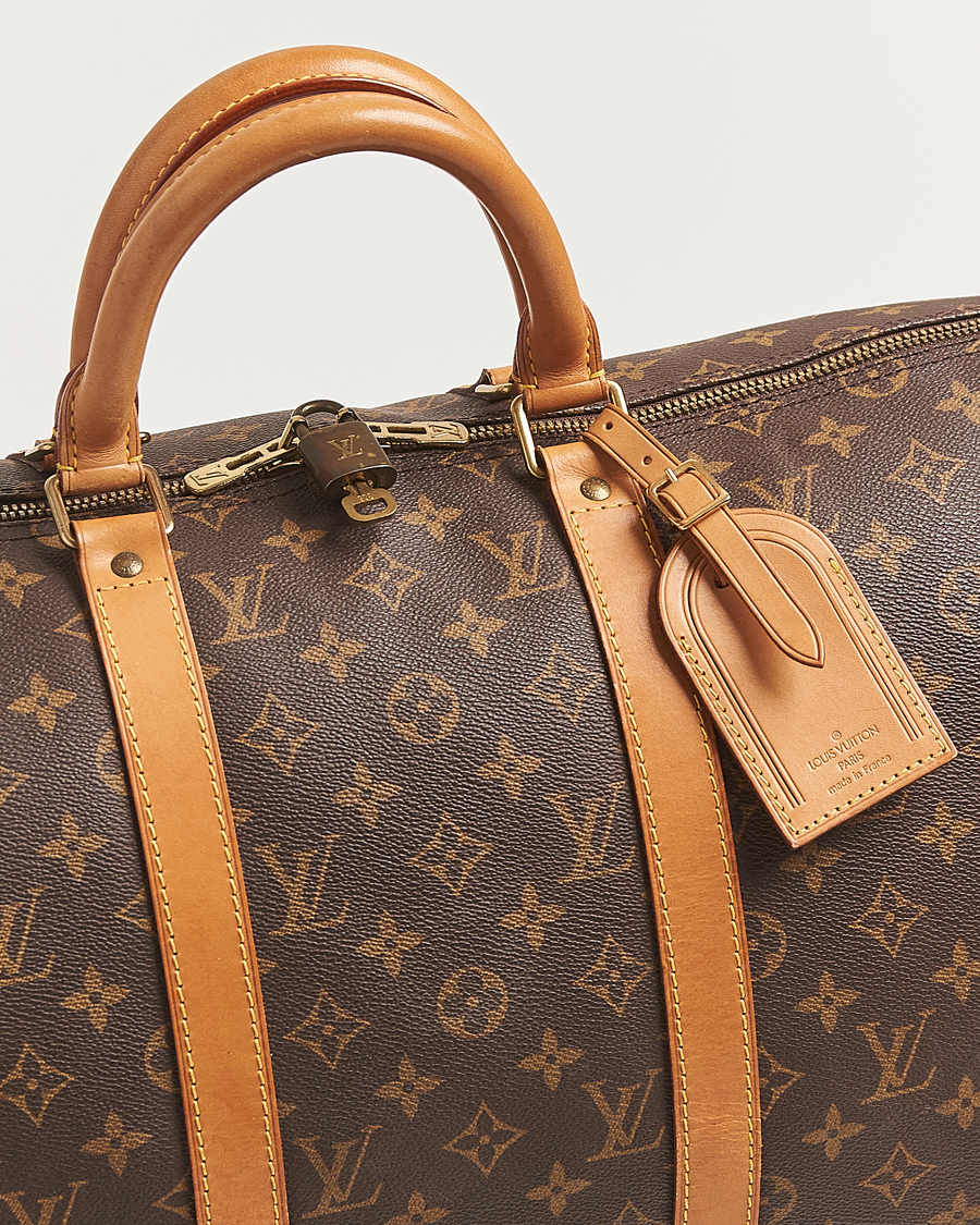 Heren | Pre-Owned & Vintage Bags | Louis Vuitton Pre-Owned | Keepall Bandoulière 50 Monogram