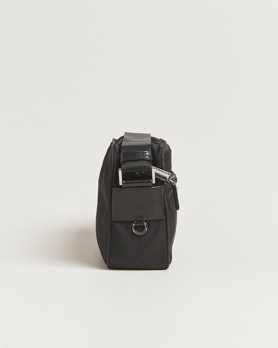 Heren | Pre-Owned & Vintage Bags | Prada Pre-Owned | Tessuto Nylon Leather Shoulder Bag Black