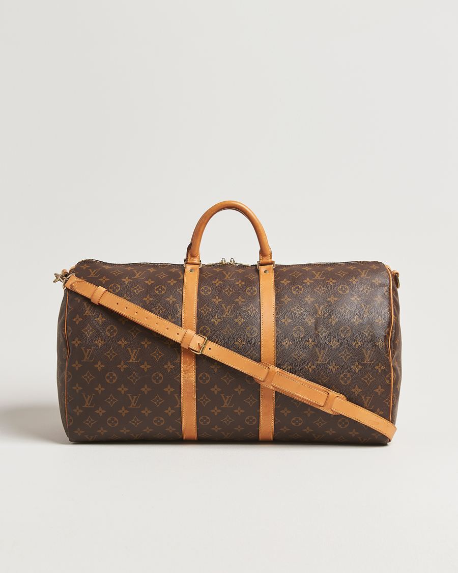 Heren | Pre-Owned & Vintage Bags | Louis Vuitton Pre-Owned | Keepall Bandoulière 55 Monogram