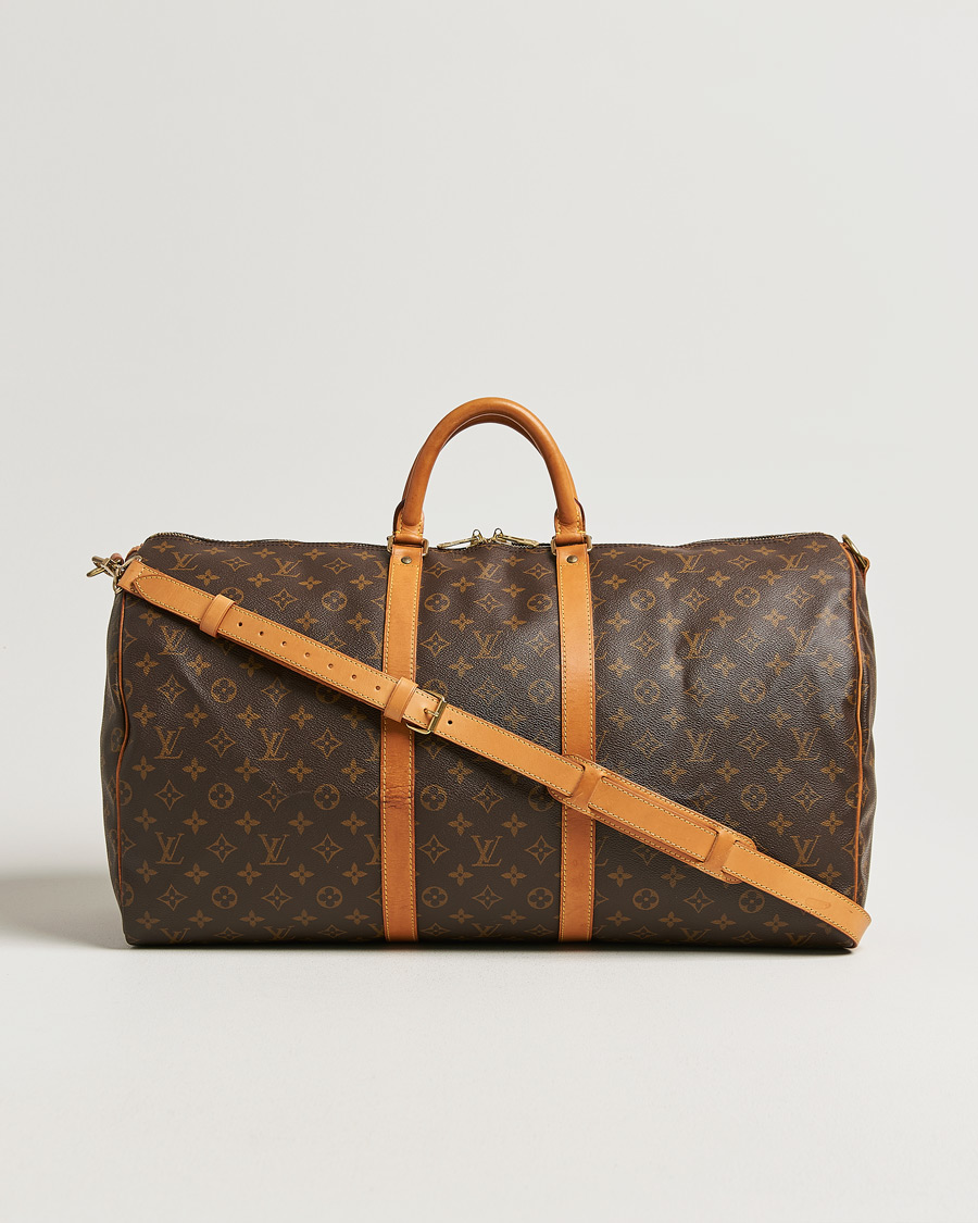 Heren | Pre-Owned & Vintage Bags | Louis Vuitton Pre-Owned | Keepall Bandoulière 55 Monogram
