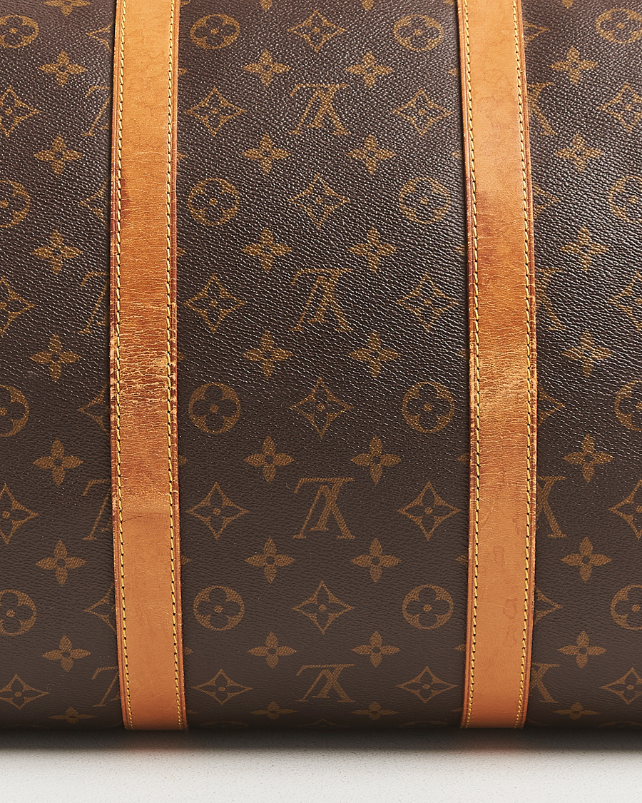 Heren | Pre-Owned & Vintage Bags | Louis Vuitton Pre-Owned | Keepall Bandoulière 55 Monogram