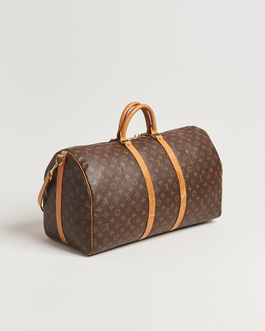 Heren | Pre-Owned & Vintage Bags | Louis Vuitton Pre-Owned | Keepall Bandoulière 55 Monogram