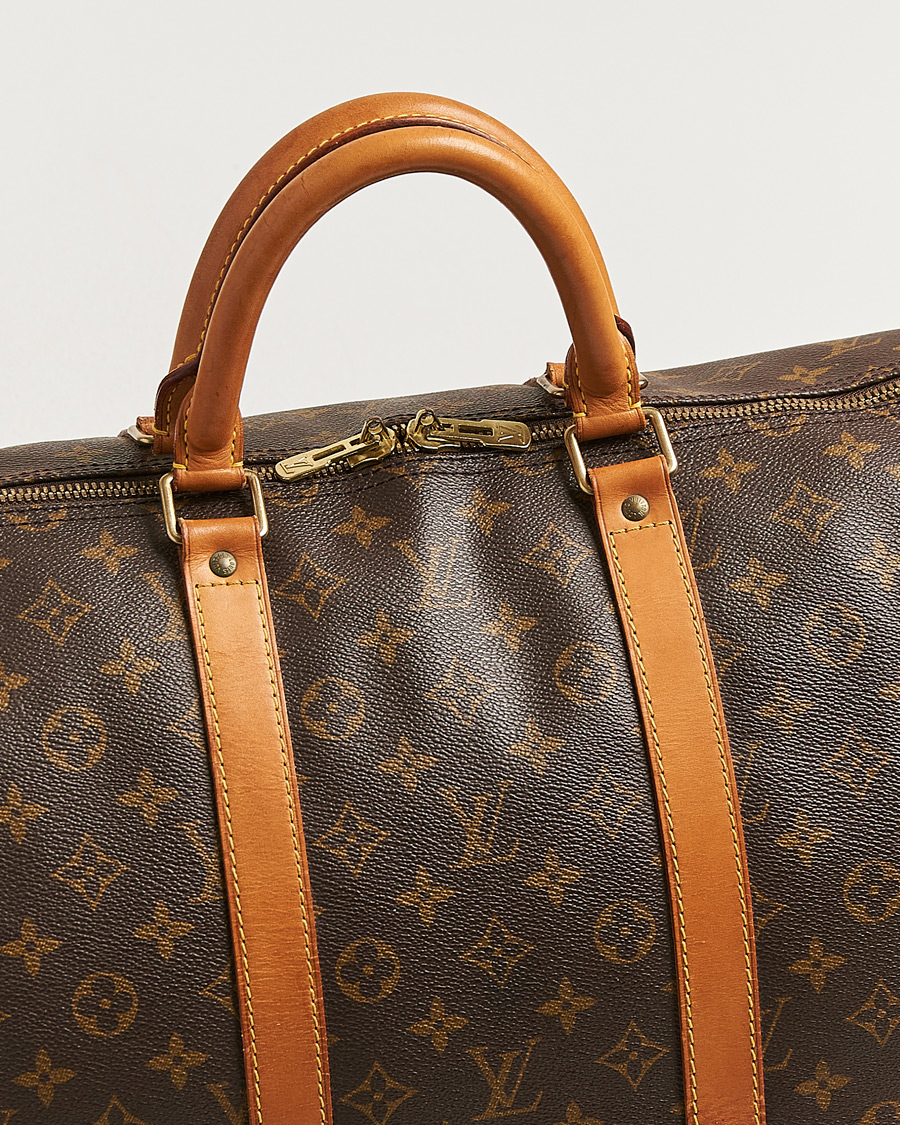 Heren | Pre-Owned & Vintage Bags | Louis Vuitton Pre-Owned | Keepall Bandoulière 55 Monogram
