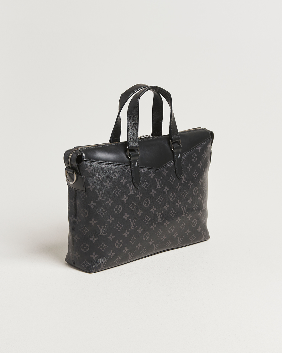 Heren | Pre-Owned & Vintage Bags | Louis Vuitton Pre-Owned | Briefcase Explorer Monogram Eclipse