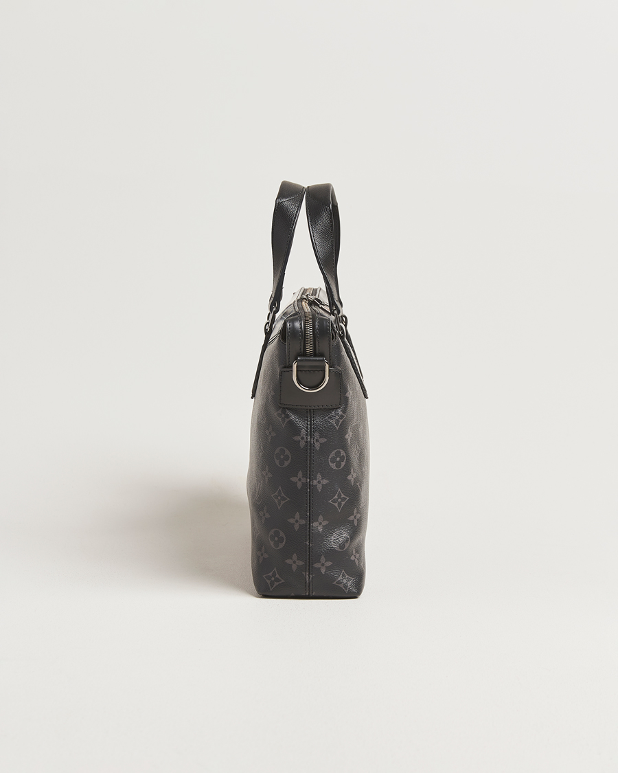 Heren | Pre-Owned & Vintage Bags | Louis Vuitton Pre-Owned | Briefcase Explorer Monogram Eclipse