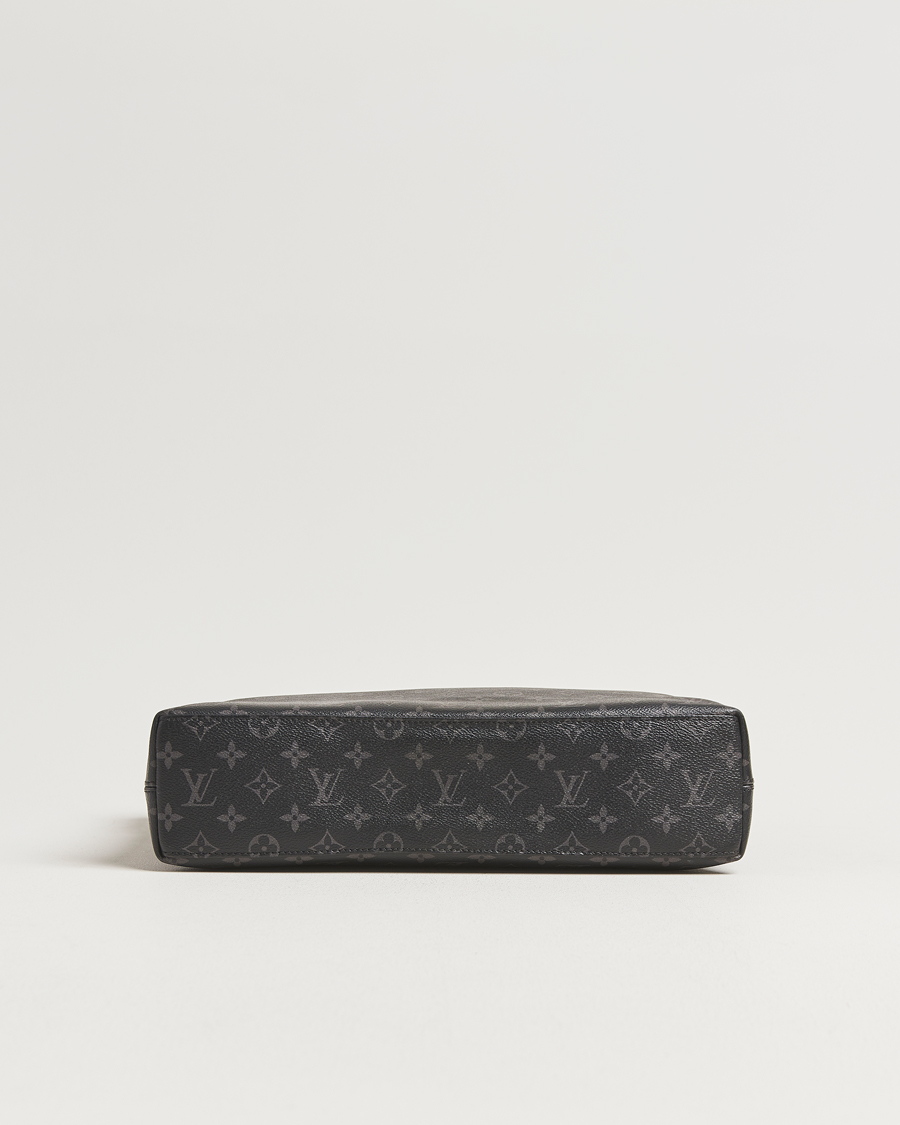 Heren | Pre-Owned & Vintage Bags | Louis Vuitton Pre-Owned | Briefcase Explorer Monogram Eclipse
