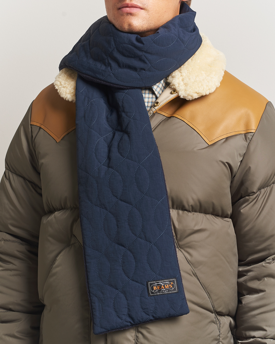 Heren | Sjaals | BEAMS PLUS | Muffler Boa Scarf Navy